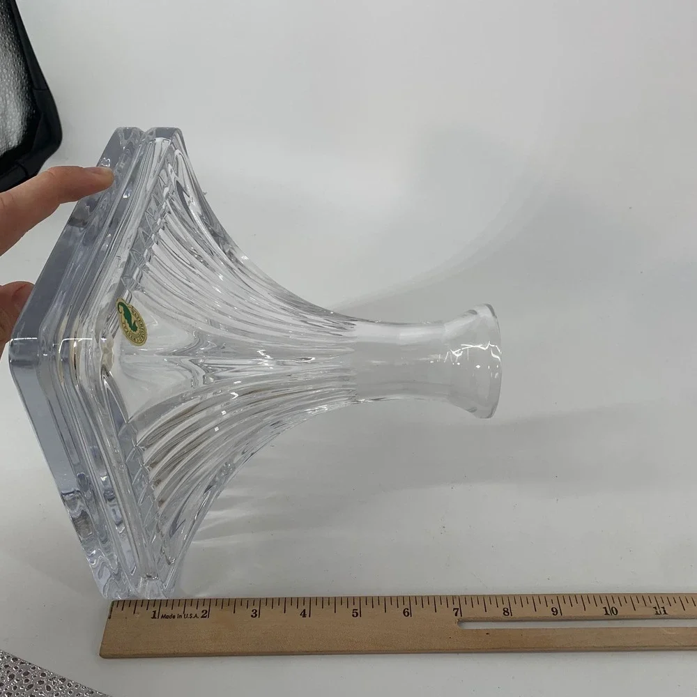 Waterford Crystal Clarion Ships Decanter Square Lead Crystal Made in Slovenia